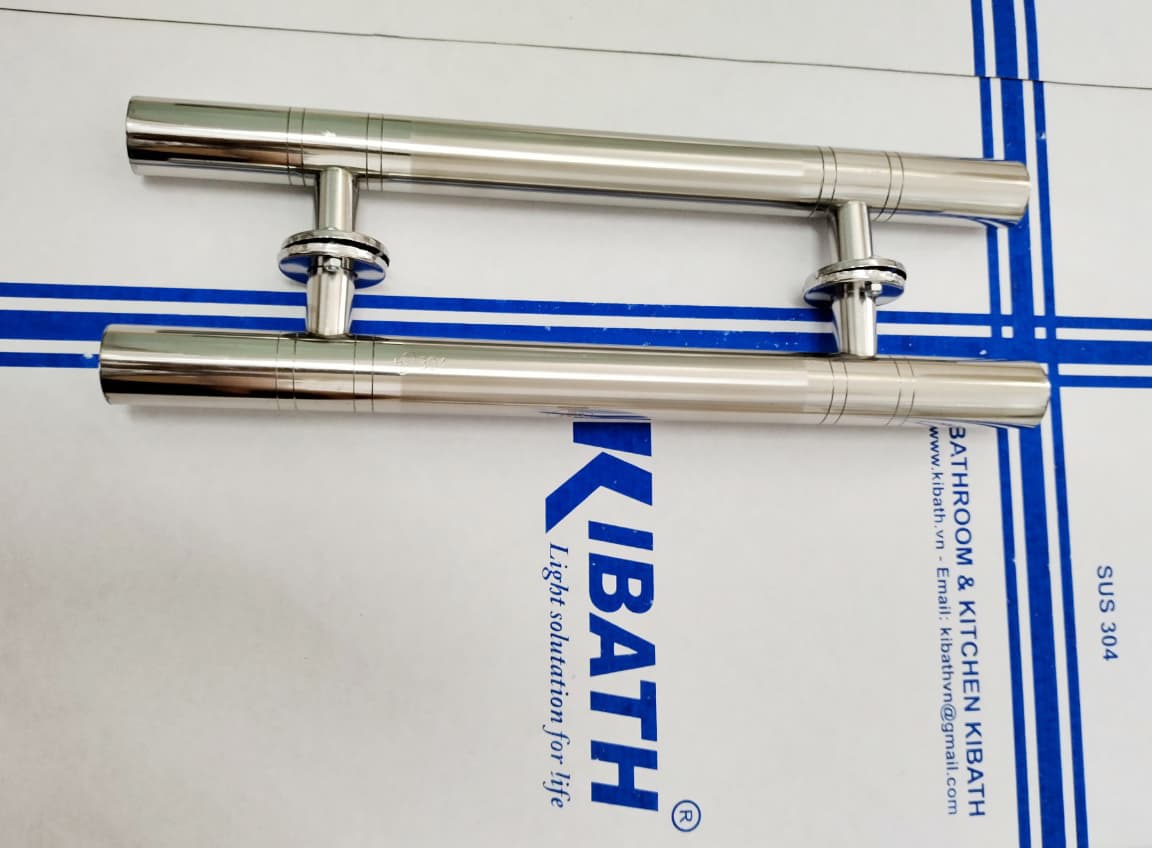 Tay Nắm Cửa Cổng Kibath Inox 304 Ống Phi 32 Cặp 2 cái KB 904 40cm