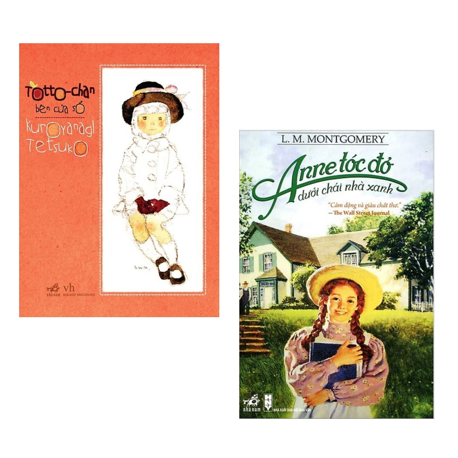 Combo Sách Văn Học Cực Hay TotoChan Cô bé bên cửa sổAnne Tóc Đỏ Dưới Chái Nhà Xanh Tăng kèm Bookmark Green Life