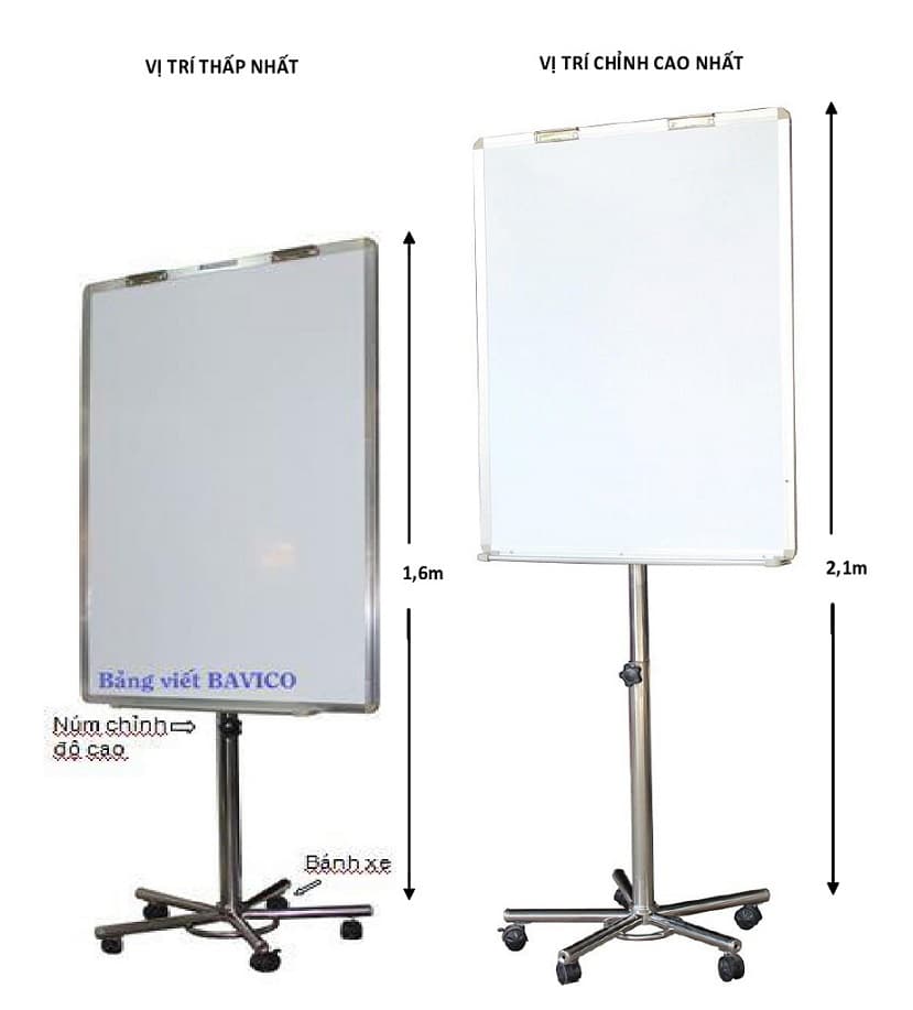 Bảng Flipchart Plus Bavico Viết Bút Lông Từ Hàn Quốc 80x100cm
