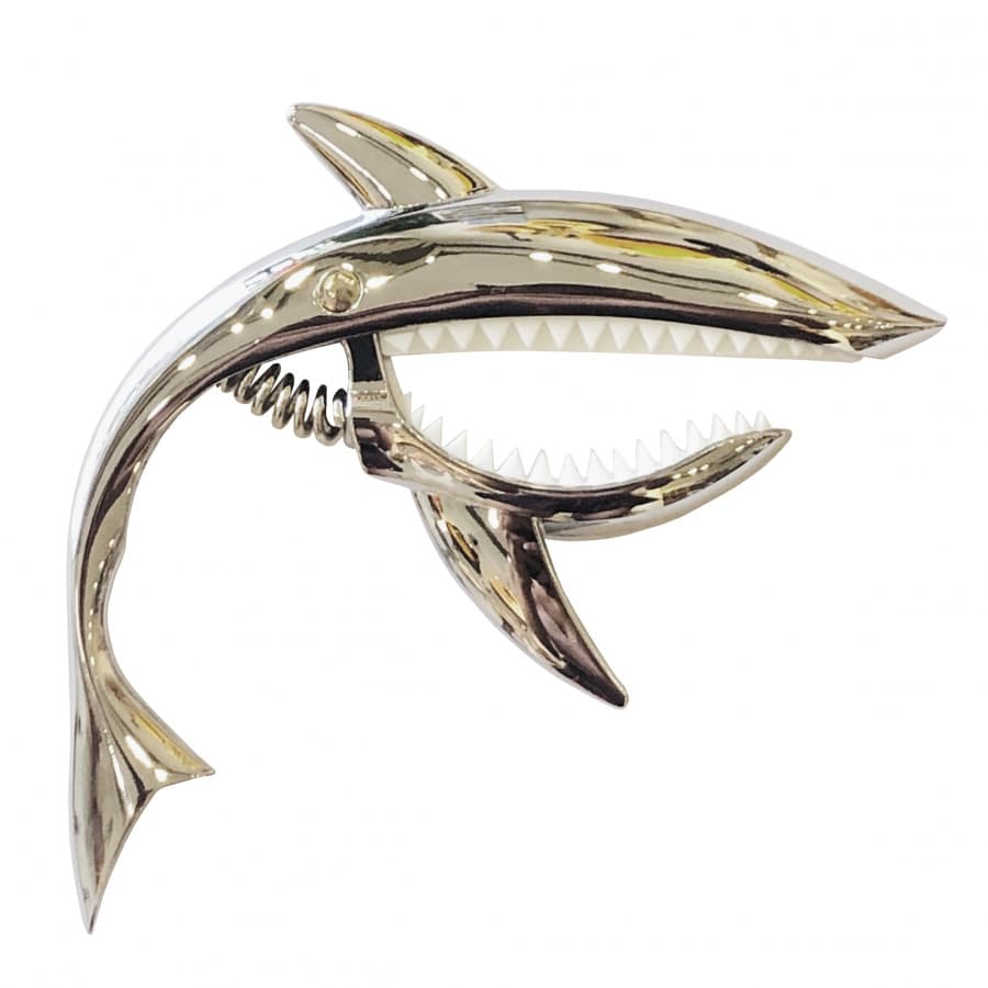 Capo Đàn Guitar Ukulele Cá Mập Chrome Silver