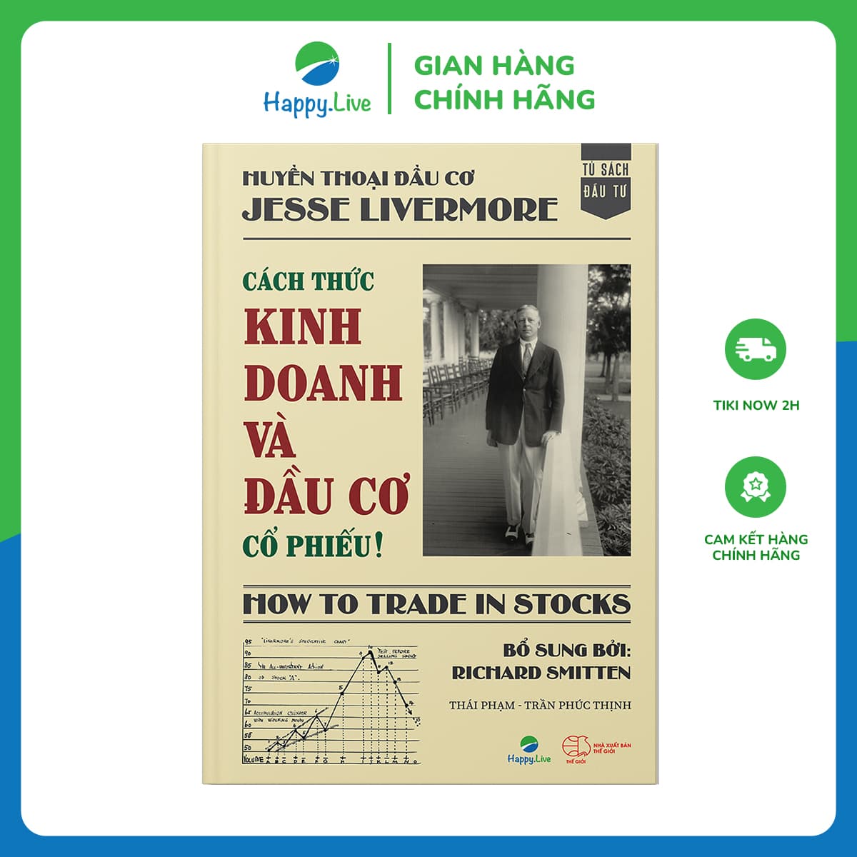 Sách Cách thức kinh doanh và đầu cơ cổ phiếu How to Trade in Stocks Happy Live