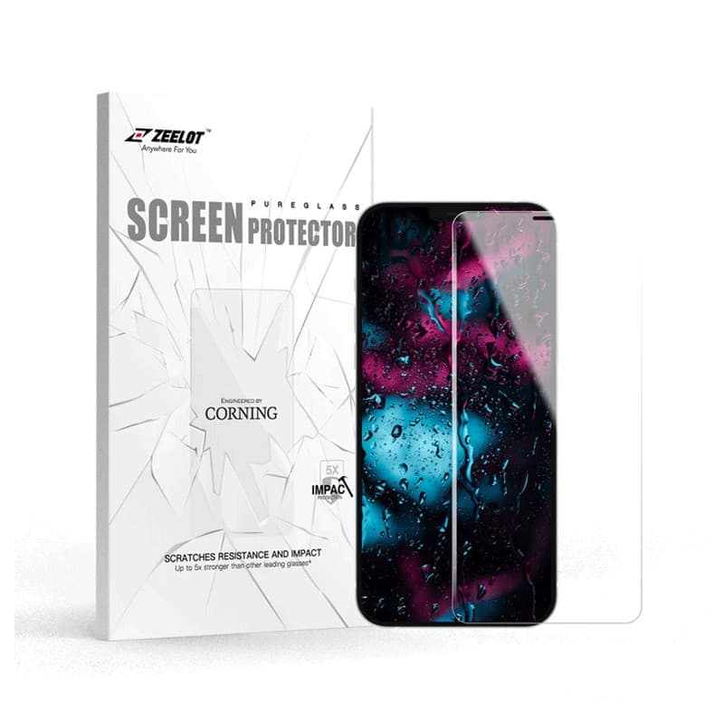 Dán Cường Lực iPhone 12 Pro MaxiPhone 12 ProiPhone 12iPhone 12 Mini Zeelot PureGlass HD Clear Hàng Nhập Khẩu iPhone 12 Pro Max