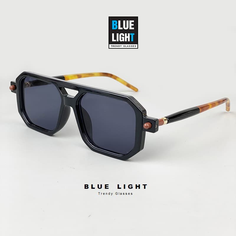 Kính Râm Kính Mát Nam Nữ Mắt Vuông Khung Ngang Cao Cấp Gọng Dày Cứng Cáp Nhựa TR90 BLUE LIGHT