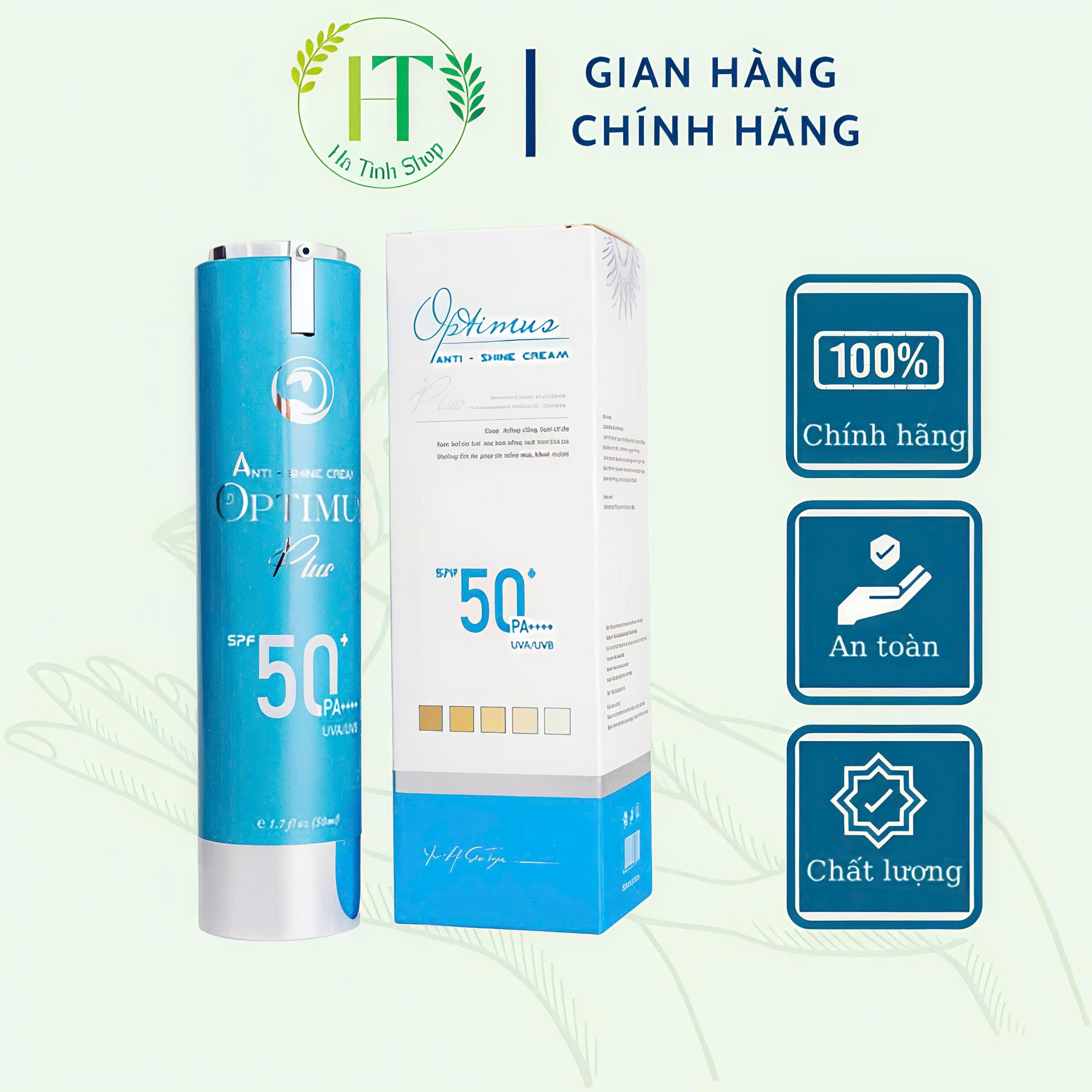 Kem chống nắng Thanh Mộc Hương chống trôi nâng tone da kiềm dầu SPF 50 PA 50ml 1 Hộp Chống Nắng
