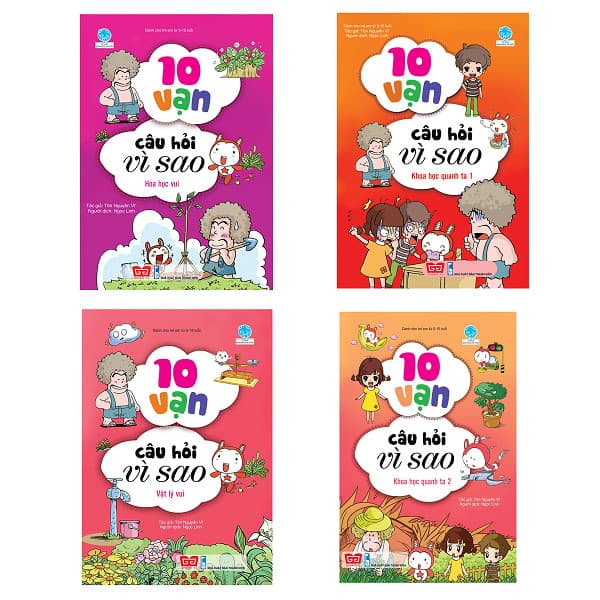 Combo 10 Vạn Câu Hỏi Vì Sao Hóa Học Vui Vật Lý Vui Khoa Học Quanh Ta 4 Cuốn
