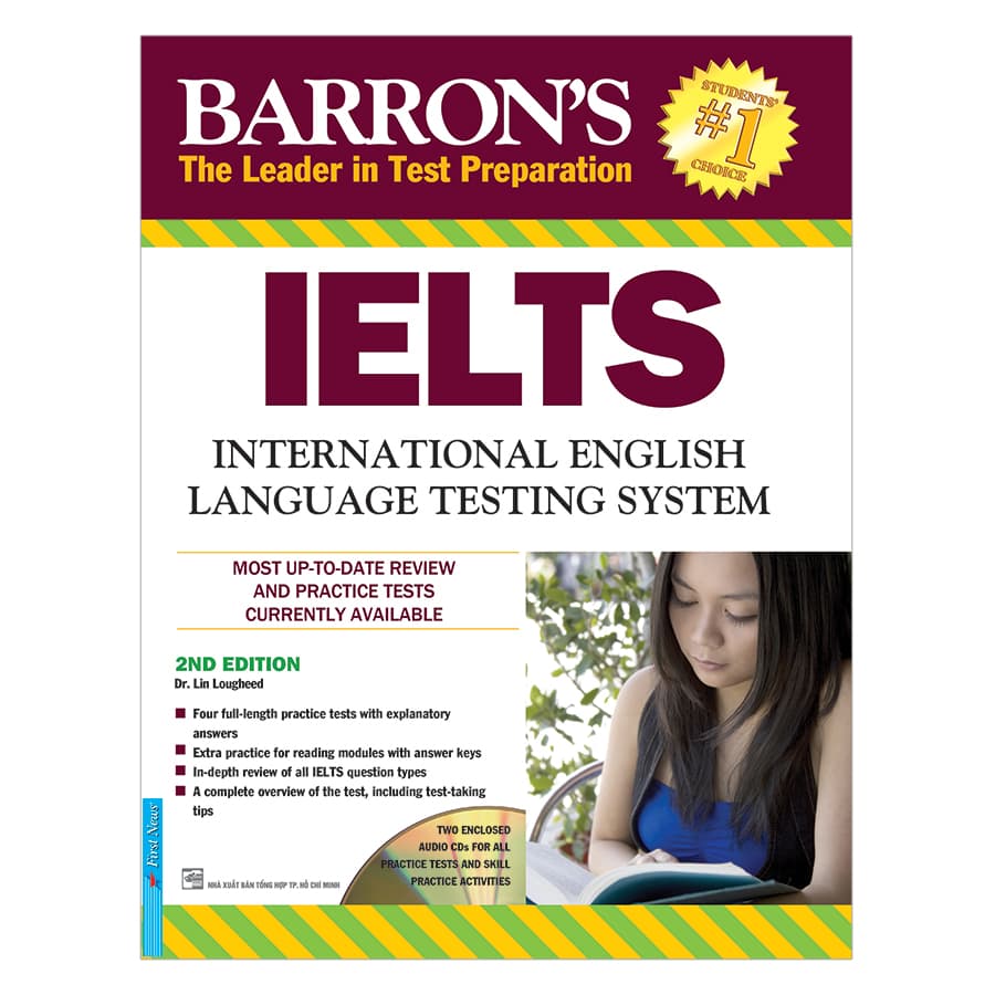 Sách Barrons IELTS International English 2nd Edition2CD Tái Bản