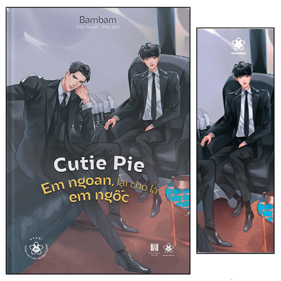 Sách Cutie Pie Em Ngoan Lại Cho Là Em Ngốc Bản thường tặng kèm 1 bookmark in bồi 2 mặt