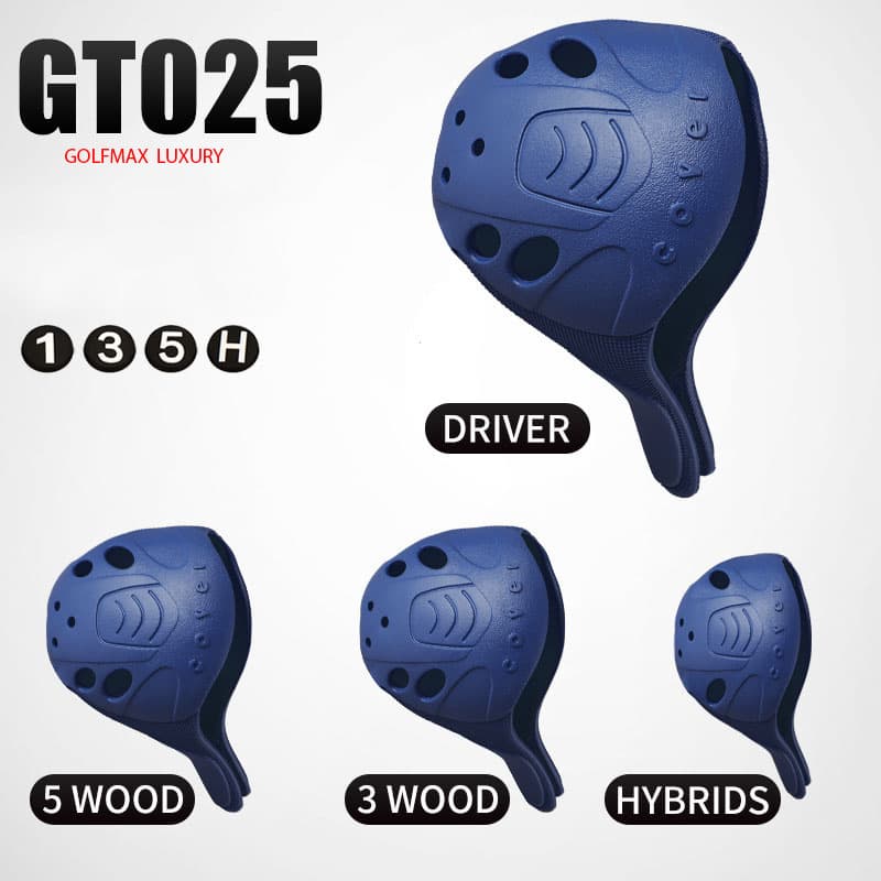 GolfmaxBảo vệ đầu gậy golf cao cấpchính hãng PGMGT025 Xanh than