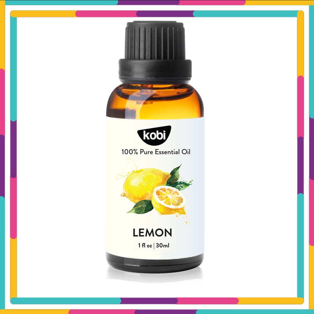 Tinh Dầu Chanh Tươi Kobi Lemon Essential Oil Dùng Xông Phòng Giúp Thanh Lọc Không Khí Tăng Cường Miễn Dịch Tinh Thần Sảng Khoái Làm Sạch Đồ Dùng Gia Đình 30ml
