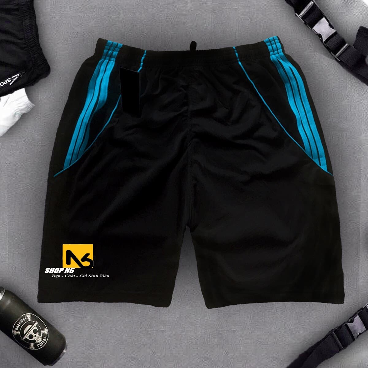 Quần Short Nam Big Size Quần Sọt Nam Thể Thao Cotton 4 Chiều Quần Đùi Nam Trên 100kg Quần Thun Nam Cao Cấp Giá Tốt WSB1 ShopN6 Sọc Ngẫu Nhiên 5XL ĐEN