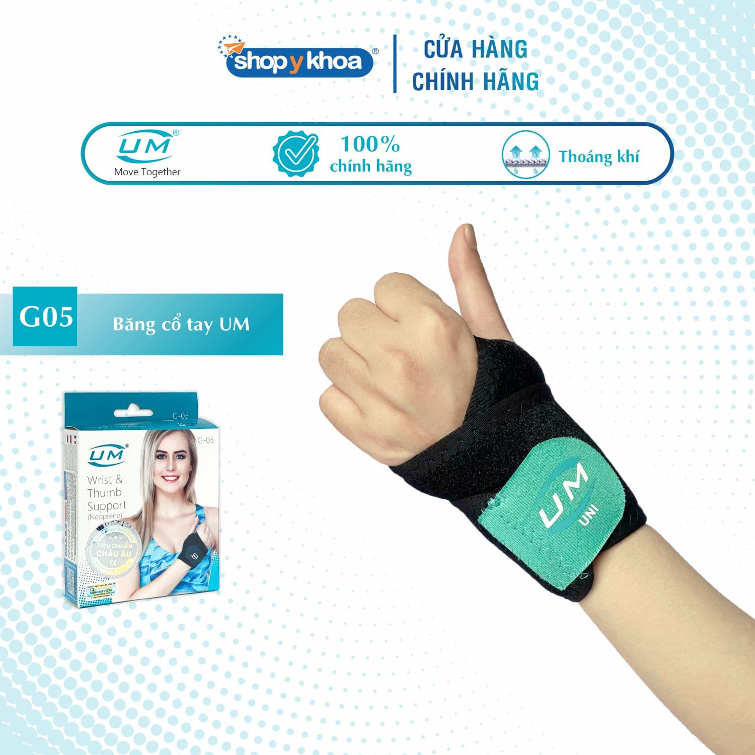 Băng cổ tay United Medicare G05 UNI