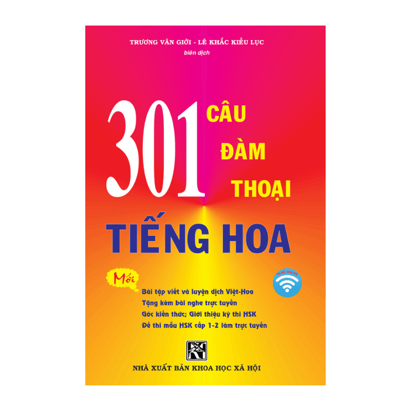 301 Câu Đàm Thoại Tiếng Hoa Bản mới Khổ lớn