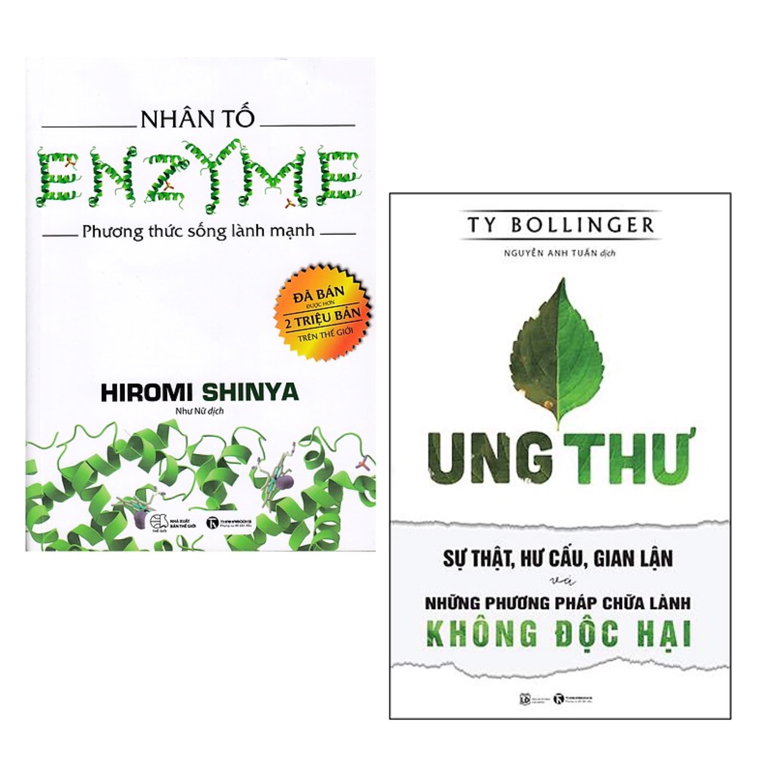 Combo Sách Y Học Không Thể Bỏ Qua Nhân Tố Enzyme Phương Thức Sống Lành Mạnh Ung Thư Sự Thật Hư Cấu Gian Lận Và Những Phương Pháp Chữa Lành Không Độc Hại Tặng Kèm Bookmark Green Life