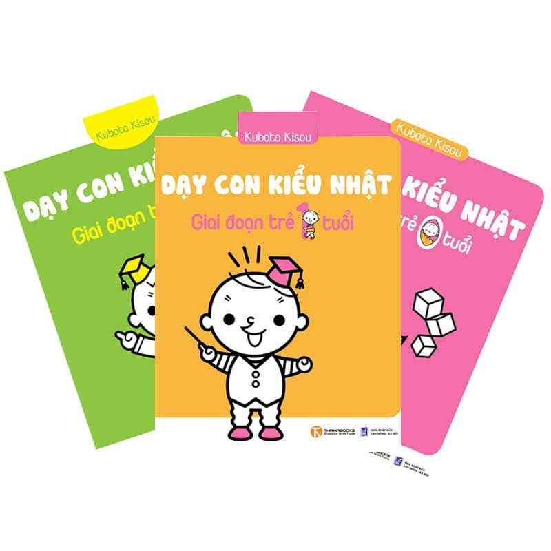 Sách Trọn bộ 3 tập Dạy con kiểu Nhật Kubota Kisou Dạy con thiên tài