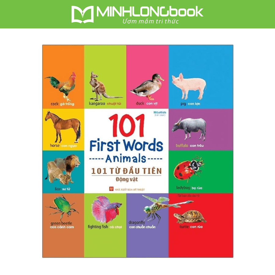 Sách 101 First Words Animals 101 Từ Đầu Tiên Động Vật