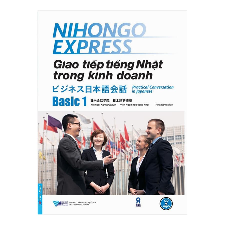 Sách Giao Tiếp Tiếng Nhật Trong Kinh Doanh Basic 1 Tặng 1 CD