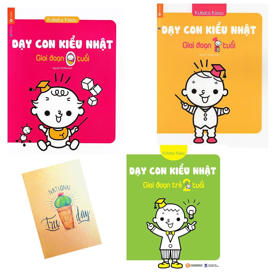 Combo Sách Dạy Con Kiểu Nhật Giai Đoạn Trẻ 0 Tuổi và Dạy Con Kiểu Nhật Giai Đoạn Trẻ 1 Tuổi và Dạy Con Kiểu Nhật Giai Đoạn Trẻ 2 Tuổi Tặng Kèm Sổ Tay