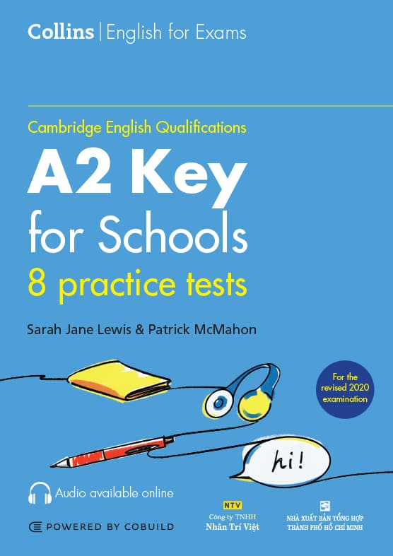 Sách Cambridge English Qualification A2 Key for School 8 Practice Tests Quét mã MP3 để nghe file