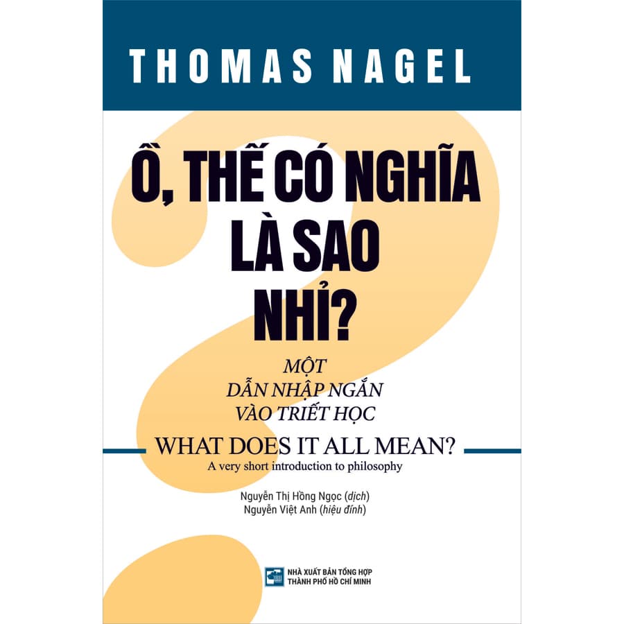 Sách Ồ Thế Có Nghĩa Là Sao Nhỉ Một Dẫn Nhập Ngắn Và Triết Học