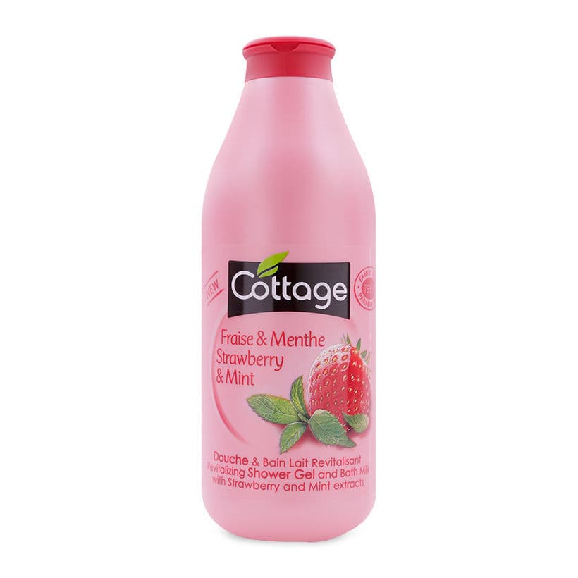 Sữa tắm COTTAGE Strawberry &Mint hương Dâu và Bạc Hà 750ml