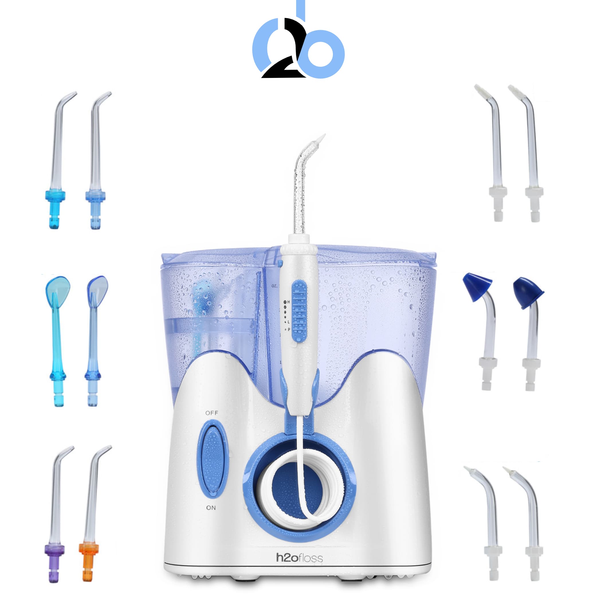 Máy tăm nước gia đình H2ofloss HF9 Whisper phiên bản cao cấp với động cơ giảm độ ồn HF9 Whisper