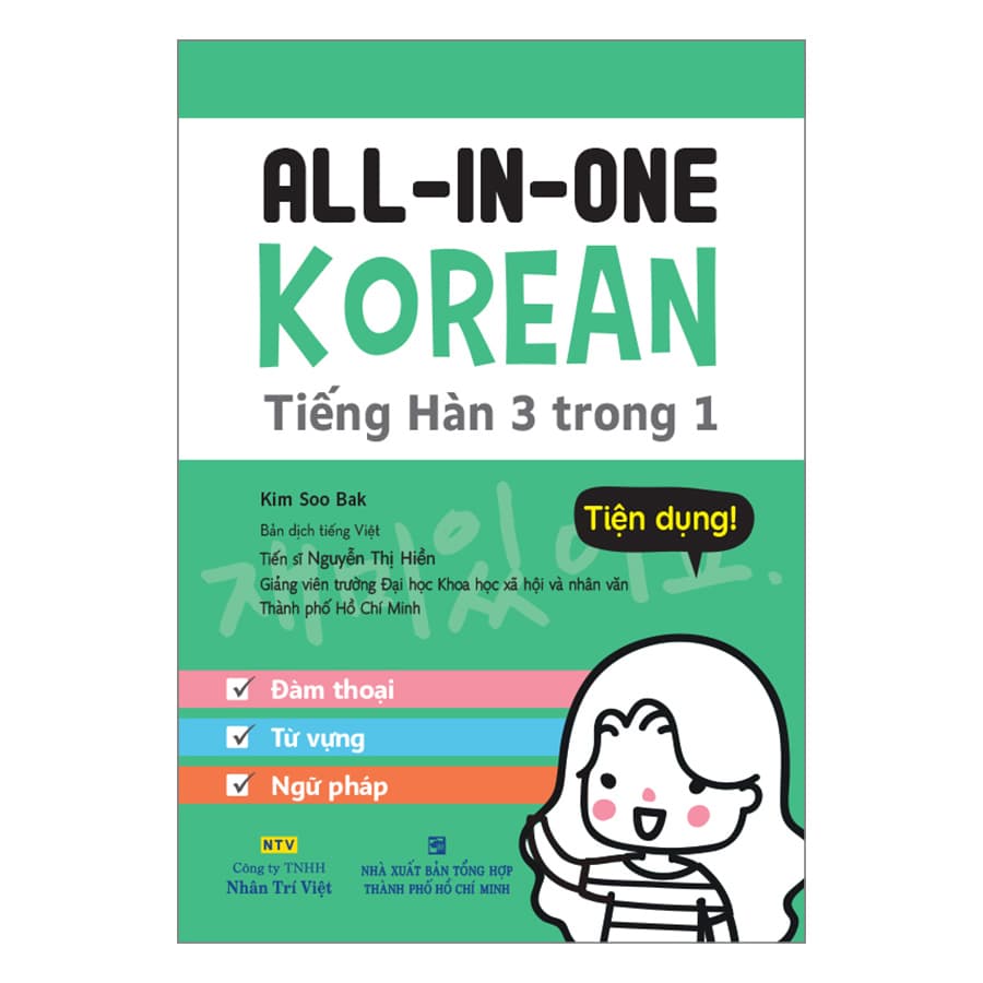 Sách All In One Korean Tiếng Hàn 3 Trong 1 Kèm 1 Đĩa CD
