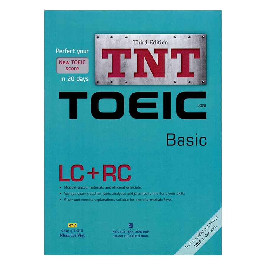 Sách TNT TOEIC Basic Third Edition Kèm file MP3
