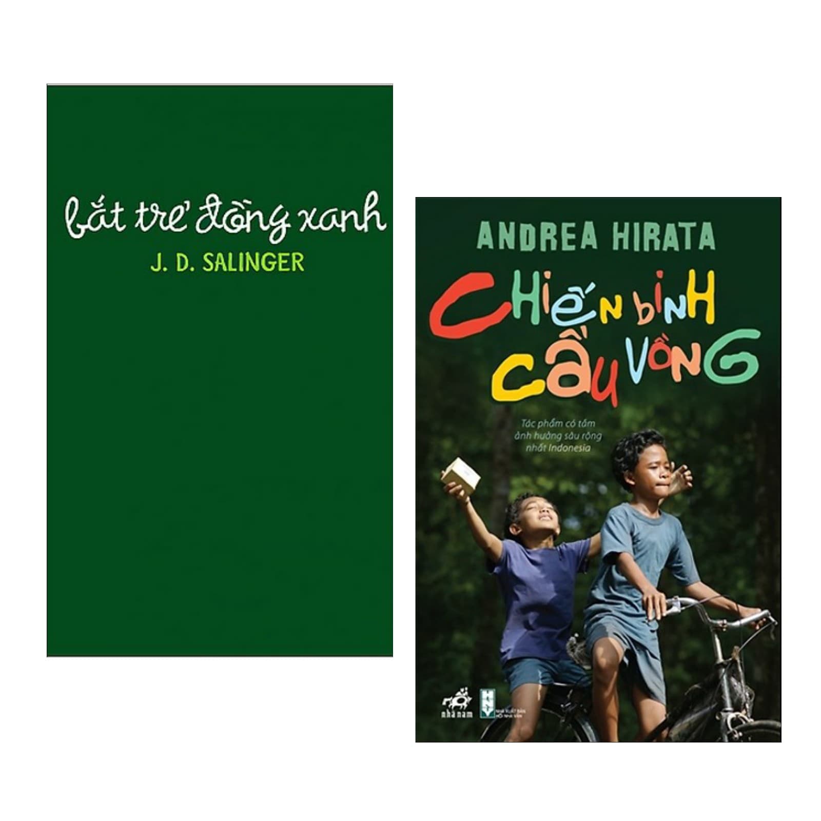 Combo sách tiểu thuyết hay Bắt trẻ đồng xanh Chiến binh cầu vồng Tặng kèm Postcard GREEN LIFE