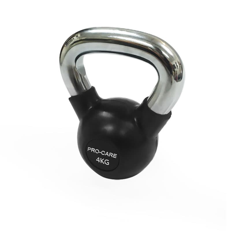 Tạ bình vôi Tạ Ấm Tạ Quai Xách bọc cao su Pro care 4kg