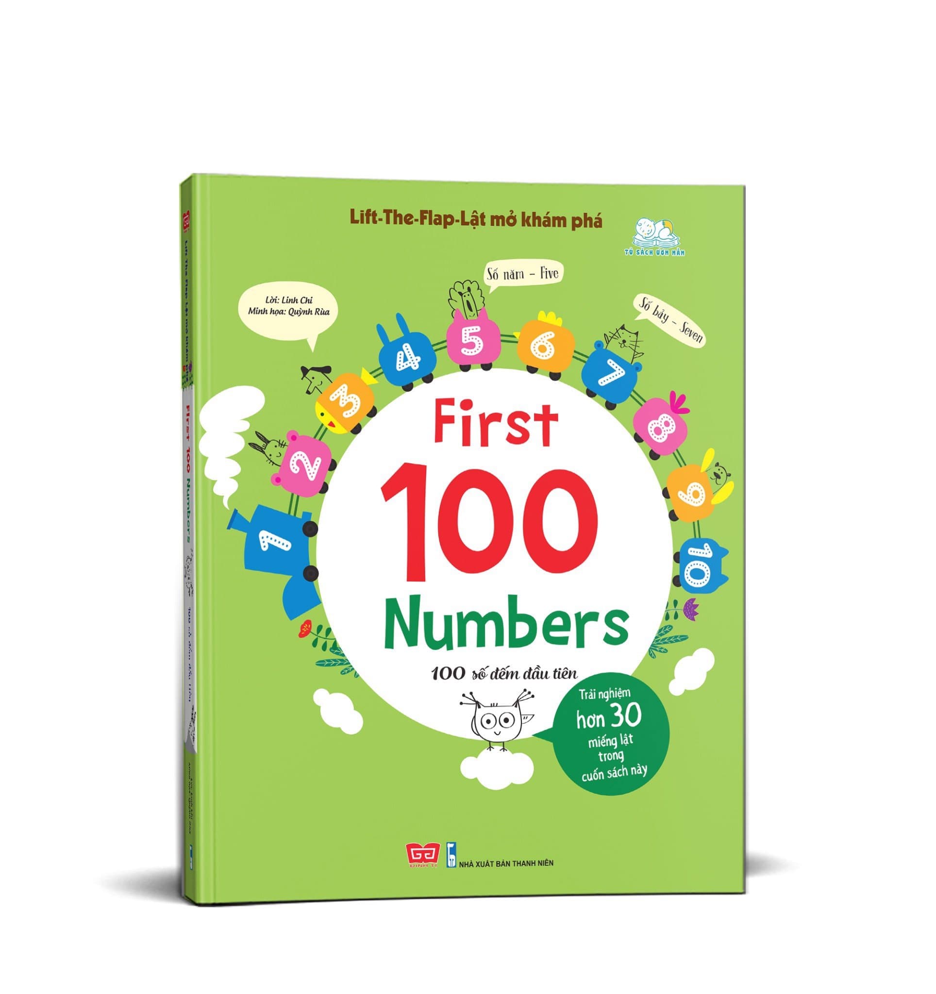Sách Lật Mở Khám Phá 100 Số Đếm Đầu Tiên Bảng Chữ Cái Tiếng Anh Cho Bé First 100 Numbers 100 số đếm đầu tiên