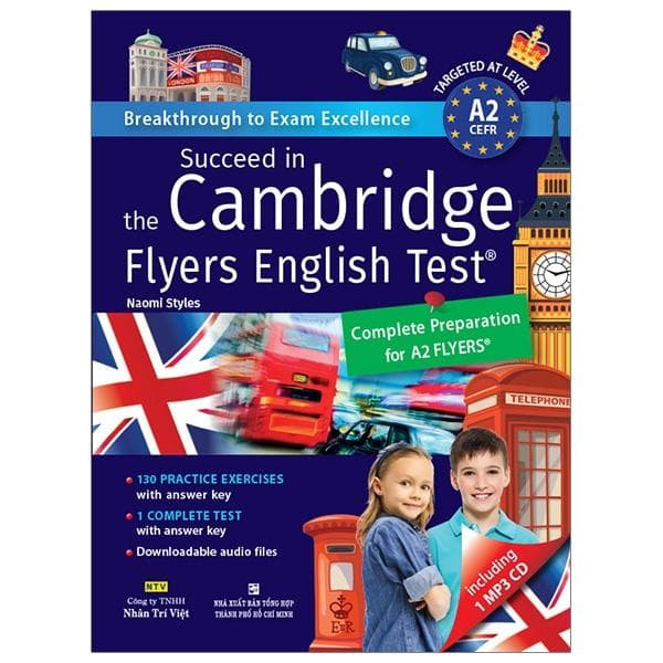 Sách Succeed In The Cambridge Flyers English Test Kèm CD