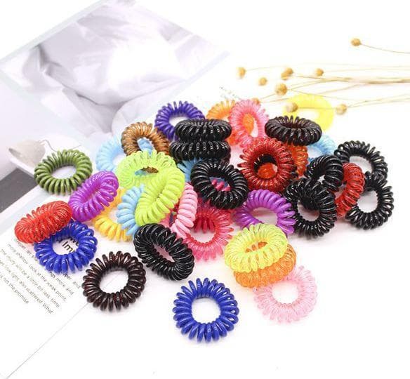 Dây Cột Tóc Lò Xo Combo 10 cái Màu ngẫu nhiên