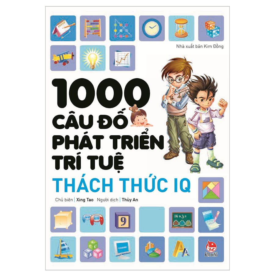 Sách 1000 Câu Đố Phát Triển Trí Tuệ Thách Thức IQ Tái Bản 2018