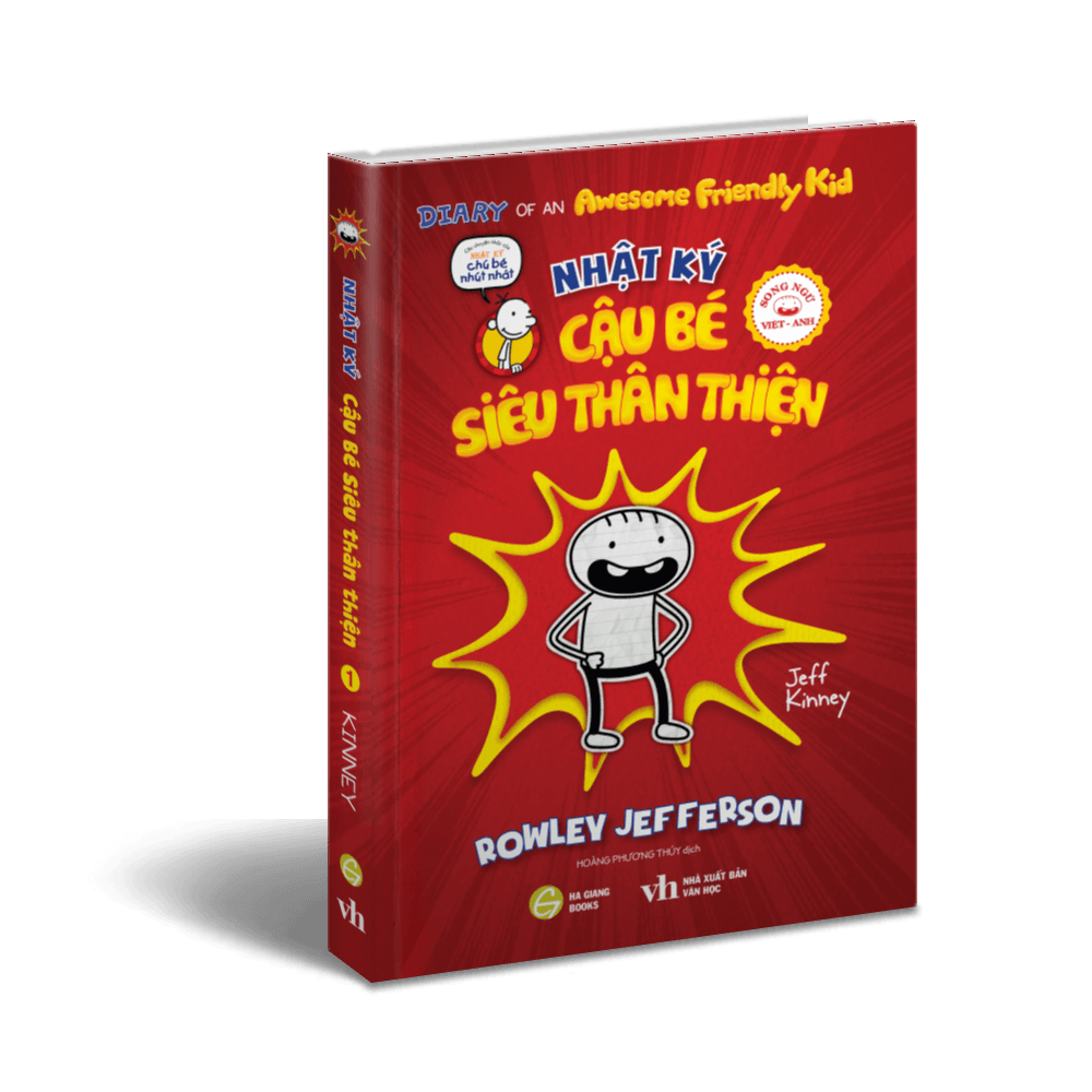 Nhật ký cậu bé siêu thân thiện Song ngữ Việt Anh Tập 1