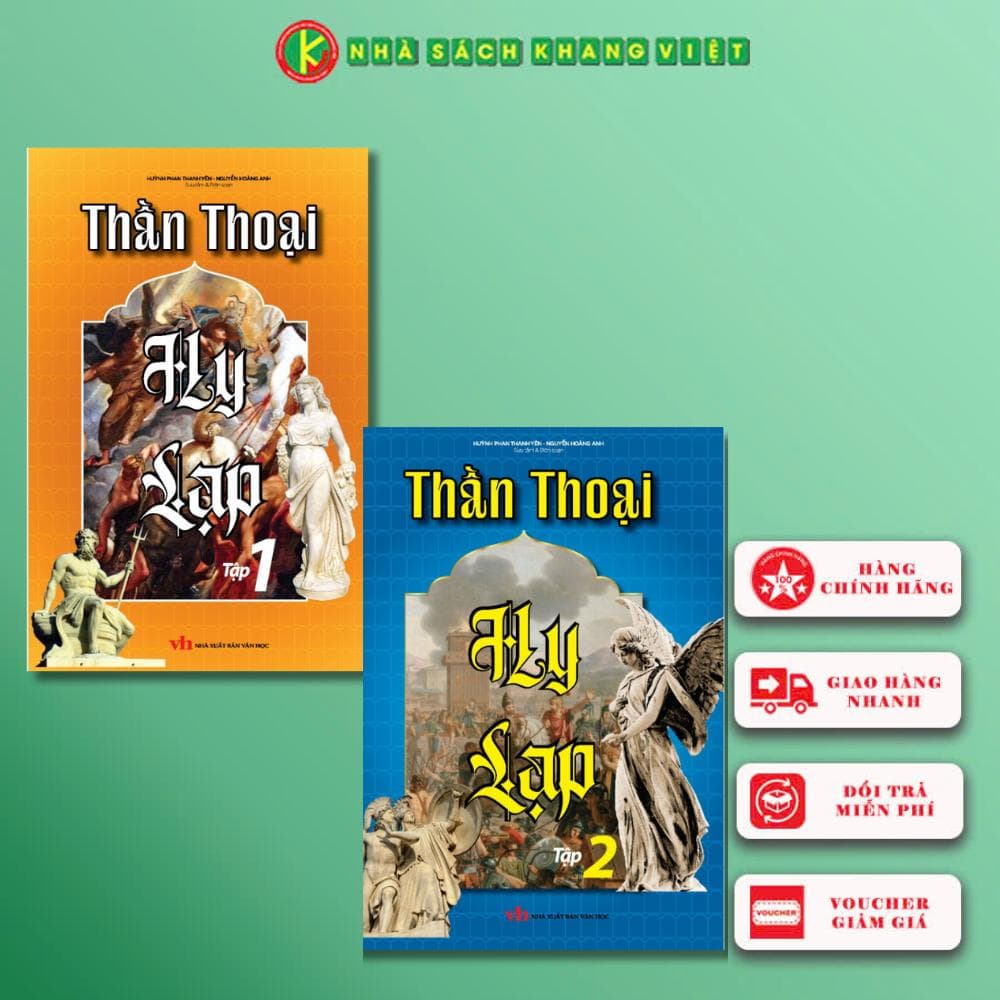 Thần Thoại Hy Lạp Trọn bộ 2 tập Mới nhất 2022 Có hình minh họa