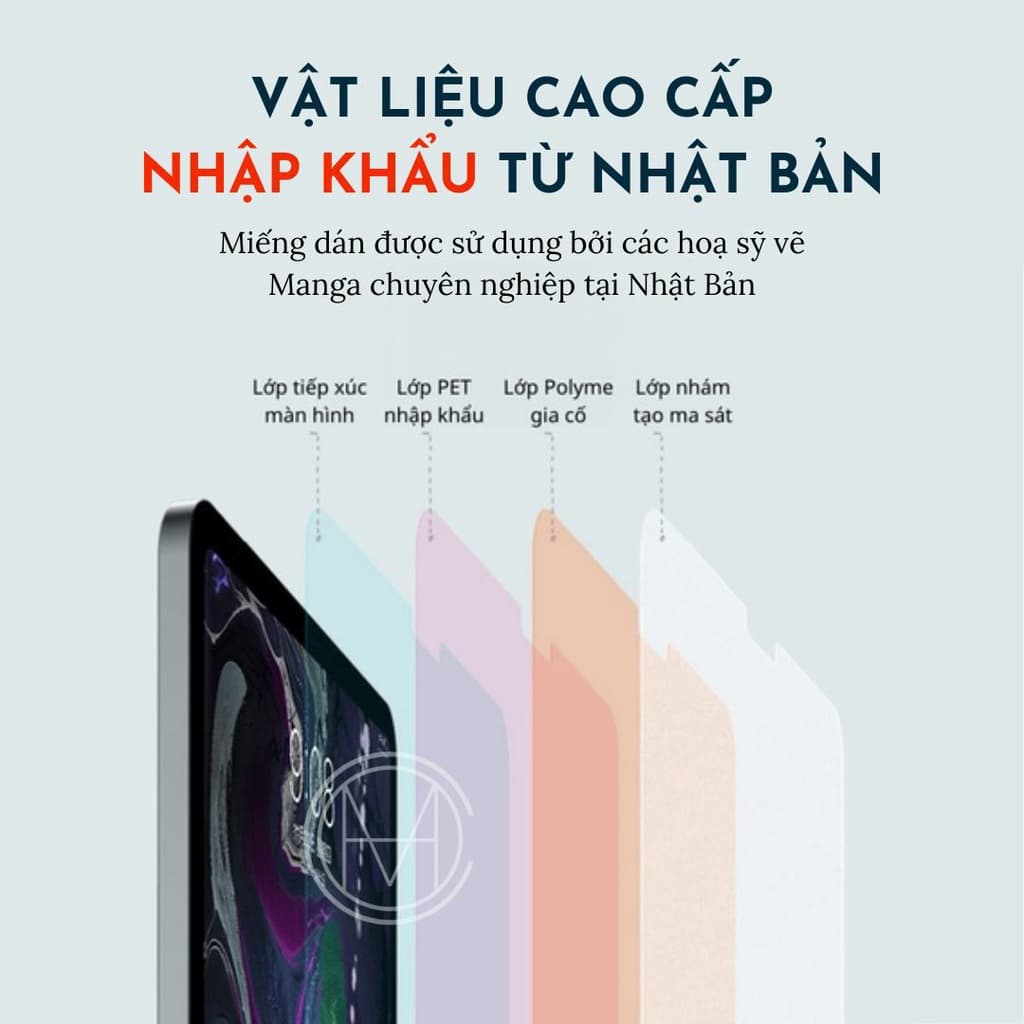 Dán màn hình dành cho iPad Paper like Version 2 Kai chống vân tay cho cảm giác vẽ như trên giấy iPad Gen 10 2022 10.9 inch