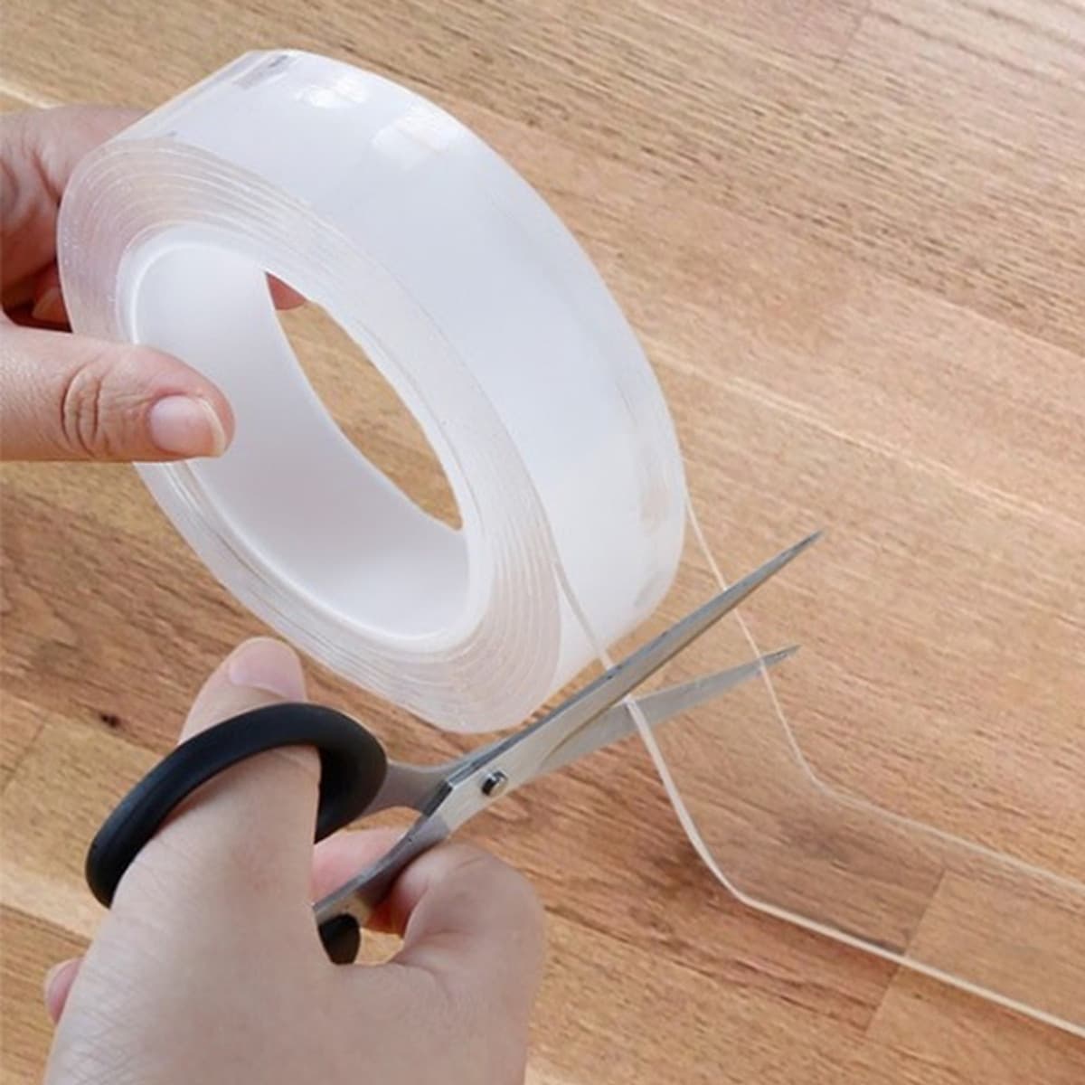 Băng Keo Nano Dán 2 Mặt Trong Suốt Băng Dính Đa Năng Dán Tường Treo Đồ Treo Tranh Ảnh Cố Định Vật ...Hàng Cao Cấp MINIIN Dài 5M rộng 3cm