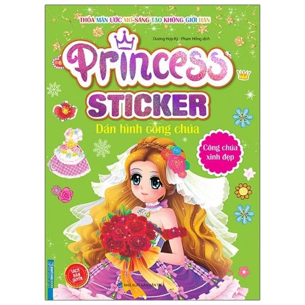 Sách Princess Sticker Dán Hình Công Chúa Công Chúa Xinh Đẹp