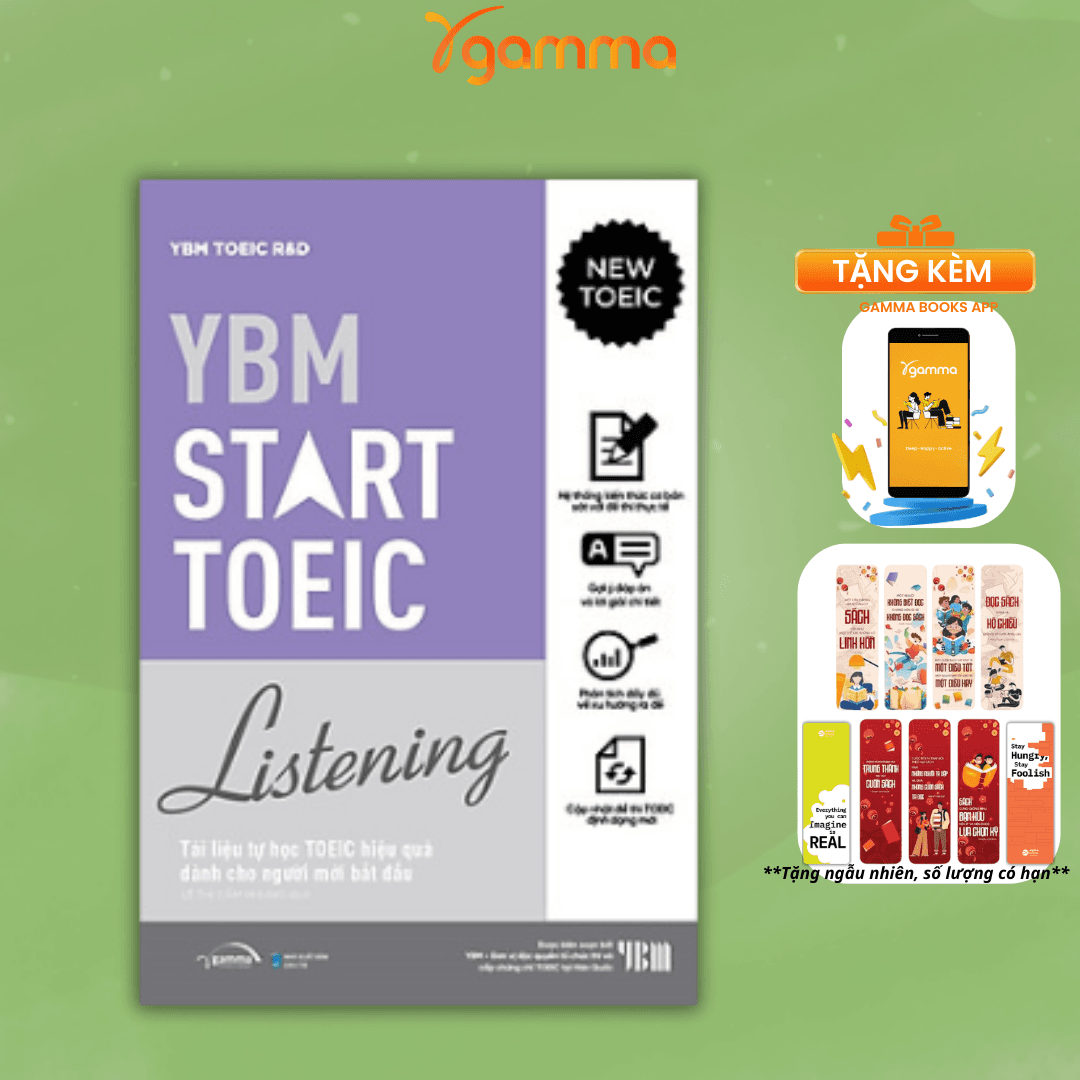 YBM Start TOEIC Listening Tài liệu tự học TOEIC hiệu quả dành cho người mới bắt đầu