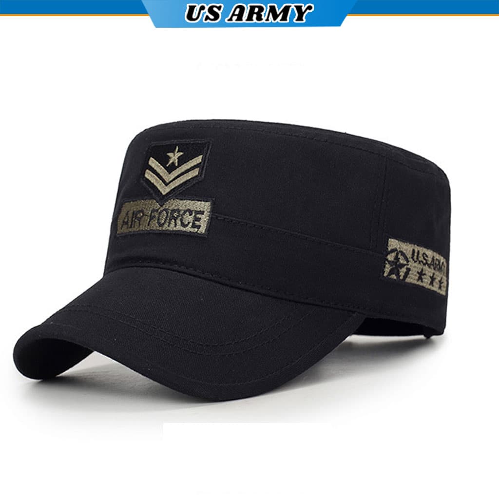 Mũ Lưỡi Trai Nam Thời Trang Lính Cao Cấp U368 Nón Kết Nam Vành Cong Thời Trang US ARMY đen