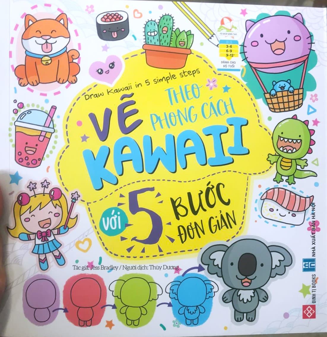 Sách Draw Kawaii In 5 Simple Steps Vẽ Theo Phong Cách Kawaii Với 5 Bước Đơn Giản
