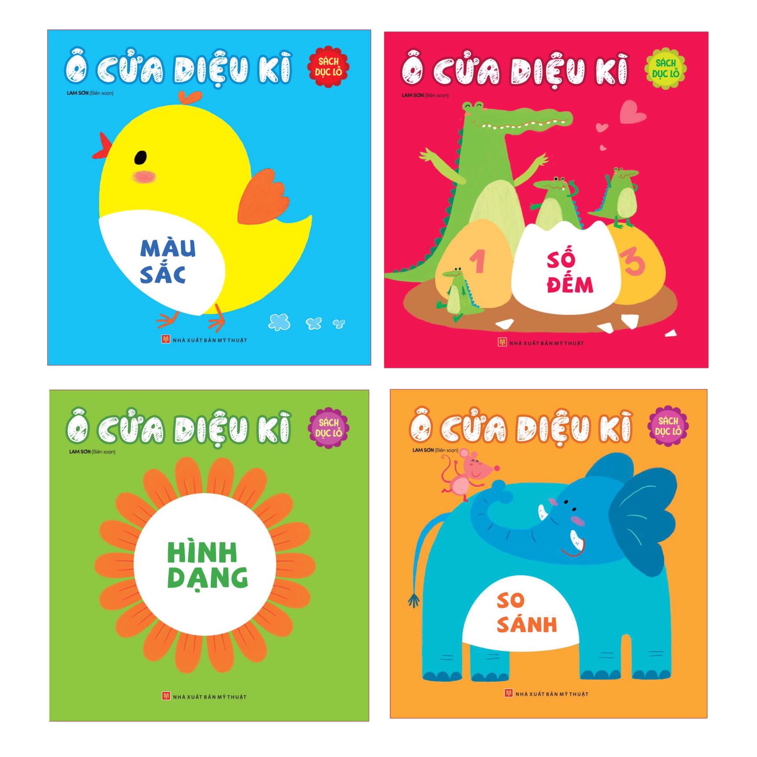 Combo 4 Cuốn Ô Cửa Diệu Kỳ Truyện Tranh Ehon Sách Tương Tác Cho Bé
