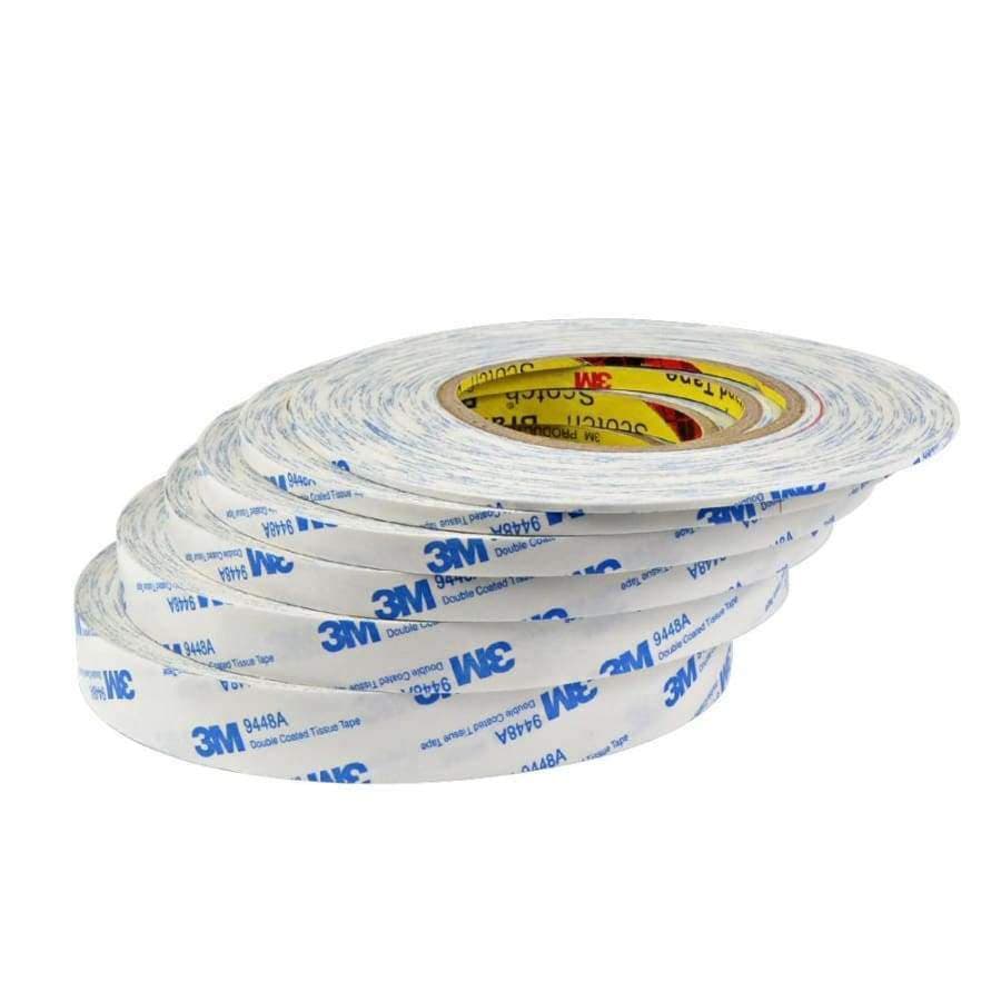Băng keo 2 mặt chịu nhiệt dán linh kiện điện tử 3M khổ 10mm x 50m 9448A 10
