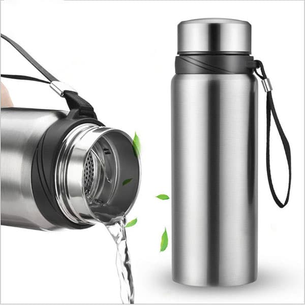 Bình Giữ Nhiệt Inox 304 Đựng Nước Có Lõi Lọc Trà Và Dây Treo 1200ml Giữ Nhiệt Lâu Tốt Trên 15H MINIIN