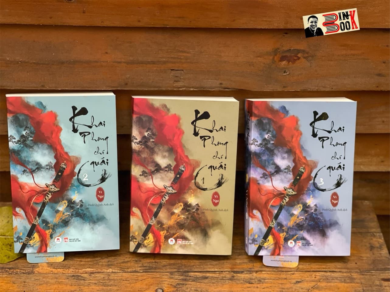 Trọn bộ 3 tập KHAI PHONG CHÍ QUÁI Vĩ Ngư Đinh Quỳnh Anh dịch Huy Hoàng Bookstore NXB Phụ Nữ Việt Nam Bìa mềm