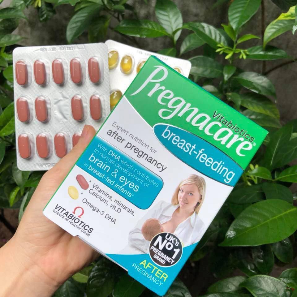 Pregnacare Breast feeding Bổ Sung Vitamin Và Lợi Sữa cho mẹ sau sinh số 1 Anh