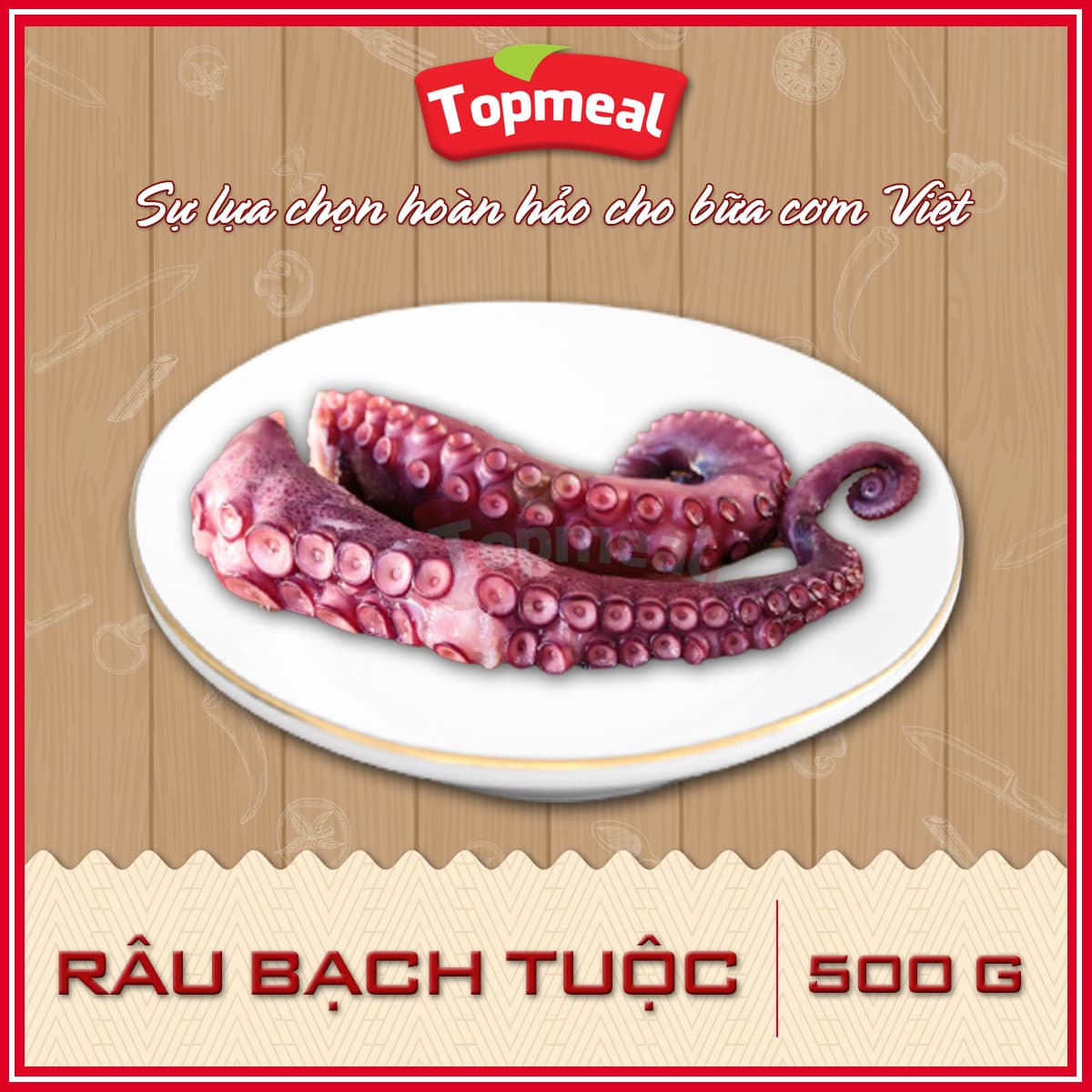 HCM Râu bạch tuộc 500g Thích hợp với các món sốt xào nướng shasimi ... Giao nhanh TPHCM