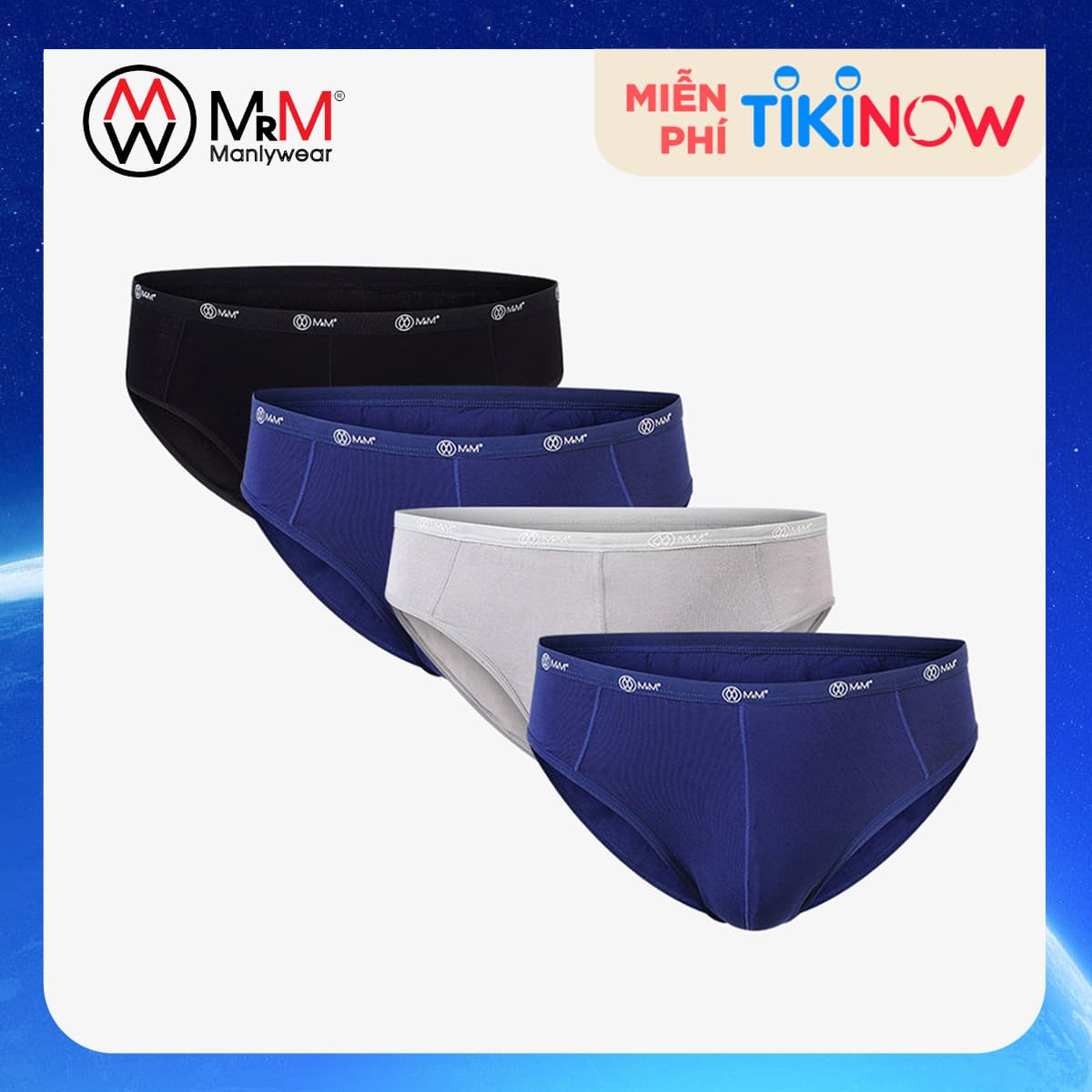 Combo 4 quân lot nam cap 1cm sơi tre Bamboo tư nhiên mêm min thâm hut mô hôi Màu Ngẫu nhiên 2XL