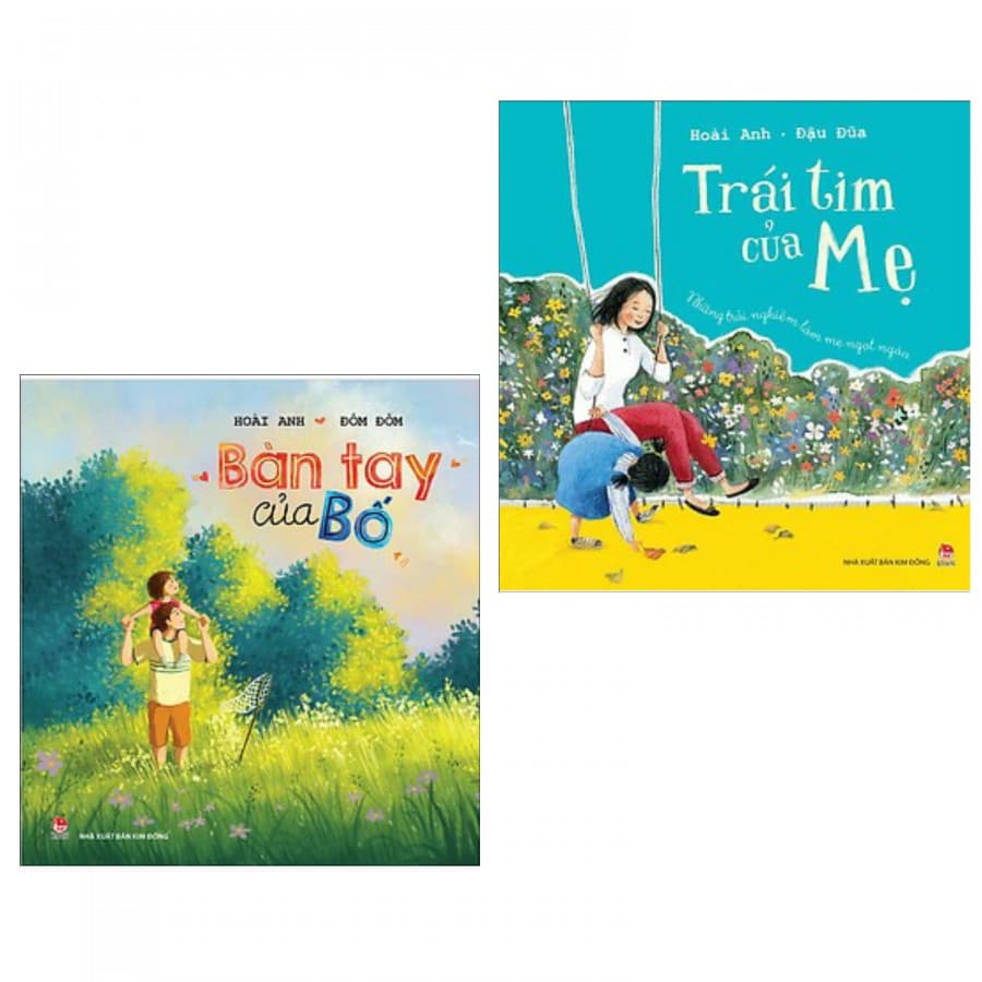 Combo 2 Cuốn Bàn Tay Của Bố Trái Tim Của Mẹ Tặng kèm bookmark Cẩm Nang Bổ Ích Dành Cho Các Bậc Phụ Huynh Thông Thái