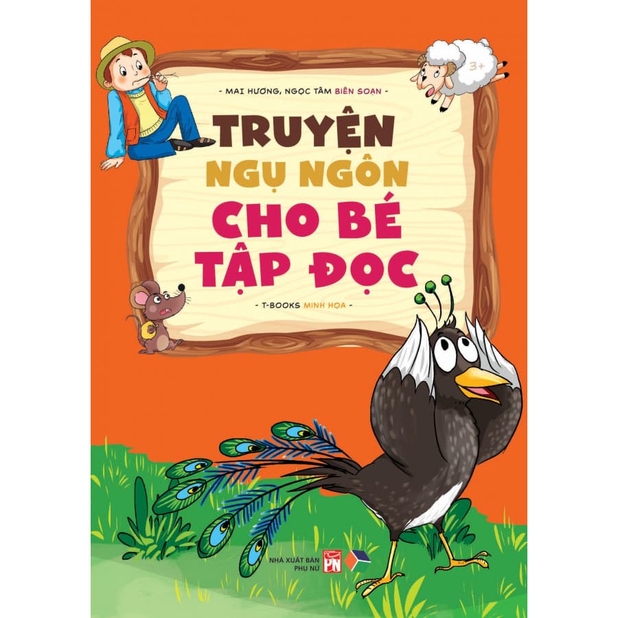 Truyện ngụ ngôn cho bé tập đọc Tranh màu